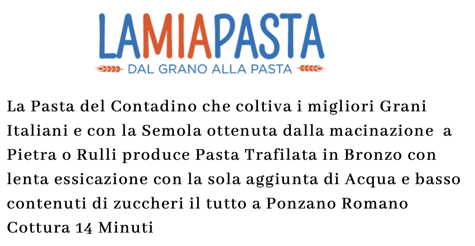 La Mia Pasta